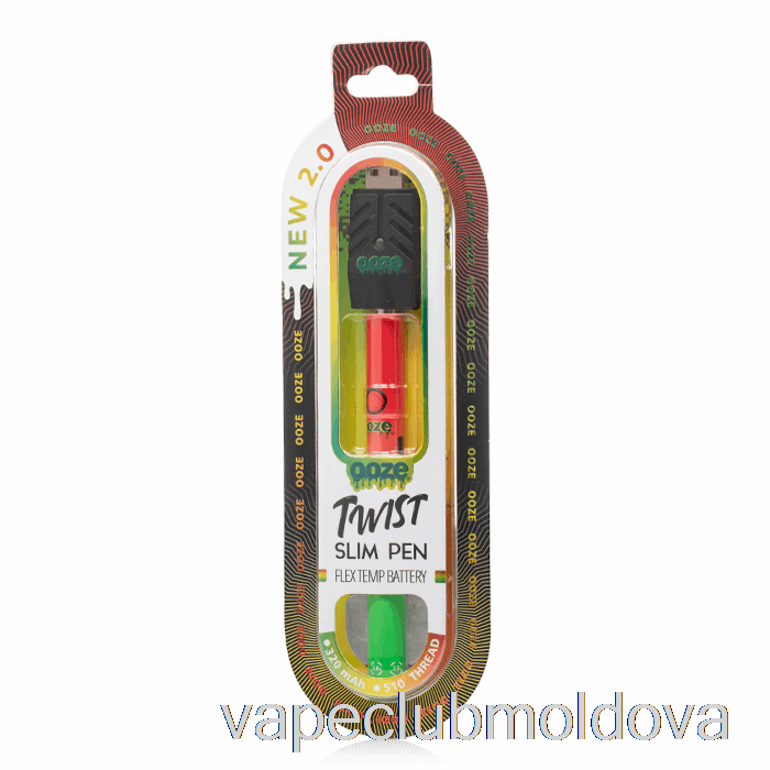 Vape Mod Ooze Slim Twist Pen 2.0 Flex Temp Baterie Rasta
